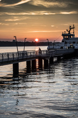 Fördedampfer auf der Kieler Förde