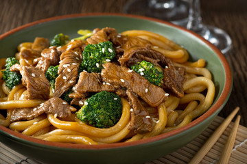 Beef Teriyaki with Udon Noodles