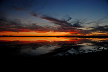 Sunset in Guerrero Negro