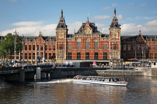 Amsterdam  Central Station. Netherlands 