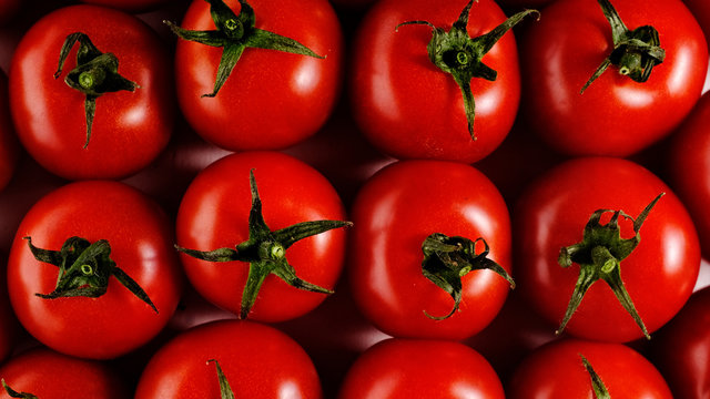 tomaten von oben