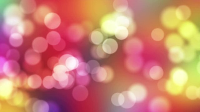 Partice very colorful bokeh background loop 