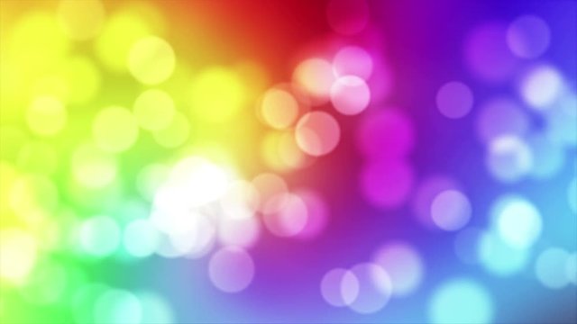 Partice very colorful bokeh background loop 