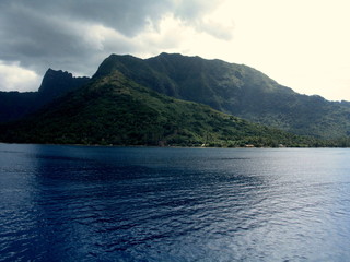 Isla de Tahiti. Oceano pacifico en Oceania
