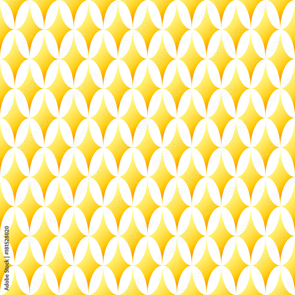 Aufkleber abstract vector seamless pattern with sparkles on white background. flat illustration of gold flashe