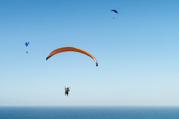 Paraglider in action