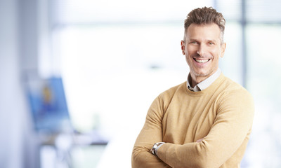 Successful professional businessman portrait
