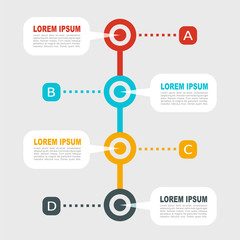 Infographic template. Can be used for workflow layout, diagram, business step options, banner, web design.
