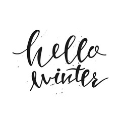 Handdrawn lettering Christmas