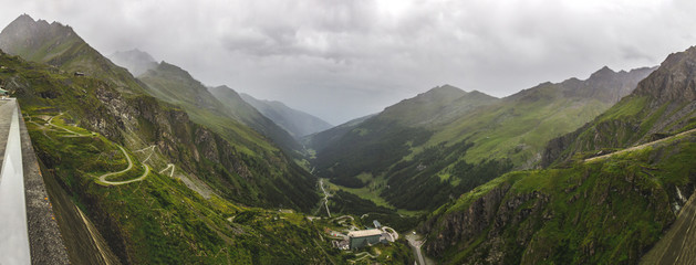 Grande Dixence barrage in Switzerland in Alps