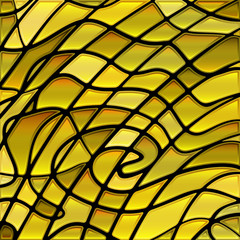 Naklejka premium abstract vector stained-glass mosaic background