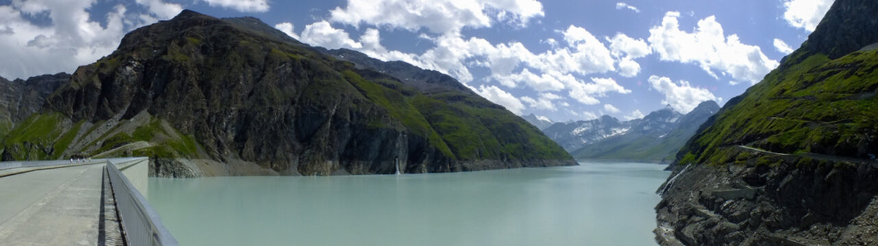 Grande Dixence barrage in Switzerland in Alps