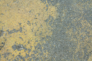 close-up horizontal view of new asphalt road
