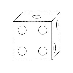 die game icon image vector illustration design 