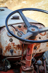 alter Traktor, Detail eines Traktors