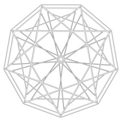 Geometric set stars and flowers for gifts and holidays pattern vector EPS10