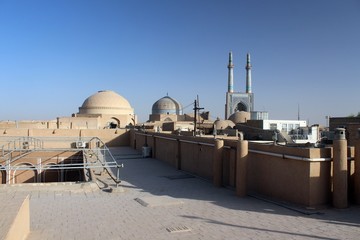Fototapeta na wymiar Skyline of Yazd, Iran.
