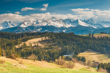Panorama of the High Tatra Mountains, Poland © dziewul