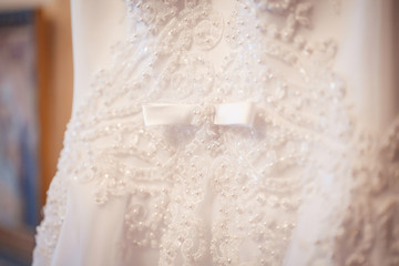 Fototapeta na wymiar beautiful style wedding dress