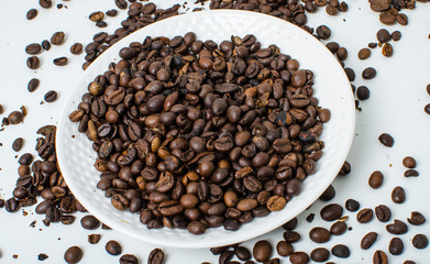 Roasted coffee beans