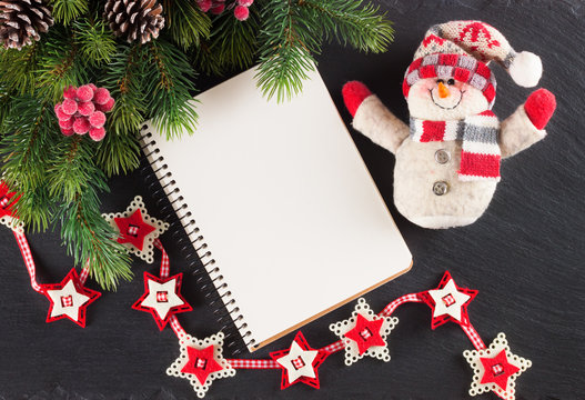 Christmas and New Year background.