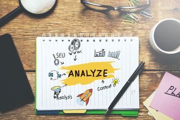 analyze text on notepad