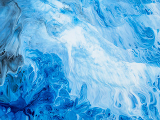 Creative abstract hand painted background, wallpaper, texture, close-up fragment of acrylic painting on canvas with brush strokes. Modern art. Contemporary art.