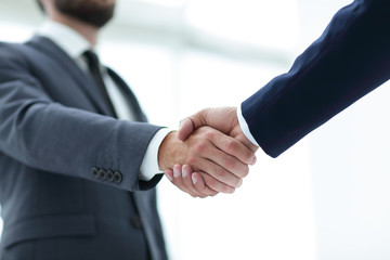 Business partnership meeting concept.