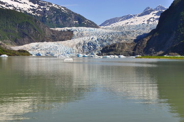 Mendenhall Glacier in Alaska, United States