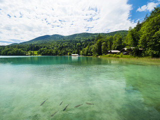 Fuschlsee, Salzkammergut, Salzburger Land, Österreich,