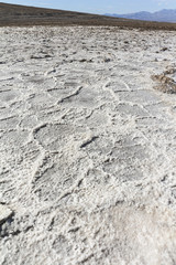White salt crusts at Badwater Basin, Death Valley
