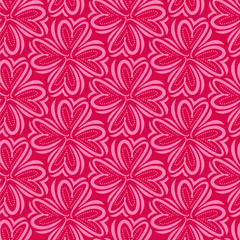 Seamless hearts pattern. Vector repeating texture.