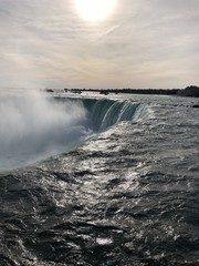 Cascate del Niagara all’alba, Niagara, Ontario, Canada