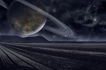 Planet Saturn Galaxy