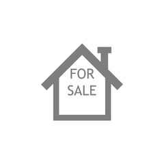 home for sale icon. Web element. Premium quality graphic design. Signs symbols collection, simple icon for websites, web design, mobile app, info graphics