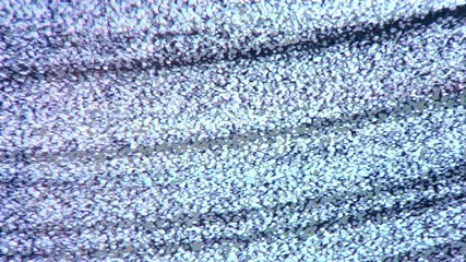 Close up, television static