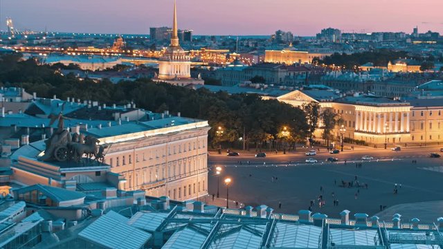 Aerial view of Palace Square