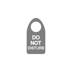 Naklejka premium Do not disturb vector sign icon. Web element. Premium quality graphic design. Signs symbols collection, simple icon for websites, web design, mobile app, info graphics