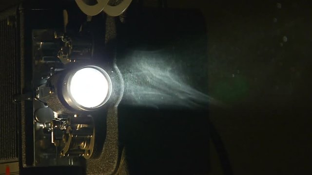 Close up, 16mm film projector