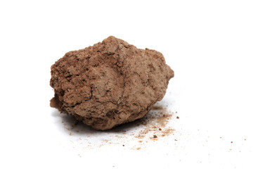 red chunk of barren clay