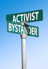 activist and bystander