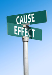 cause and effect sign