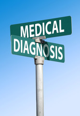 Fototapeta premium medical diagnosis sign
