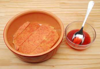 Traditional English trifle