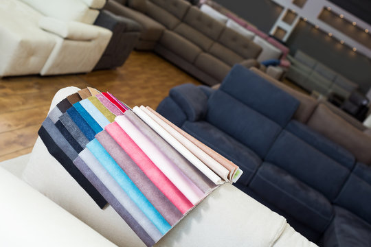 Image of catalog of upholstery colors