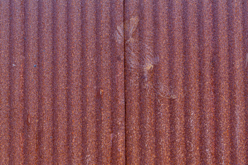 antique red rusted metal