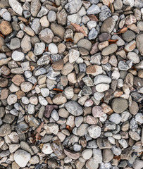 Texture made of river rocks