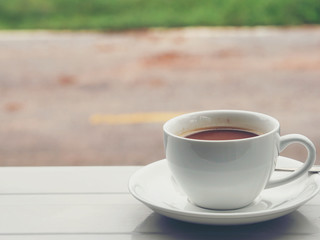 a cup of coffee