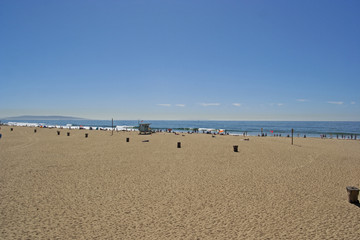 Sunny afternoon in Santa Monica, CA