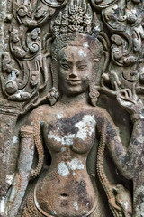 Angkor Dancing Apsara decoration, Cambodia